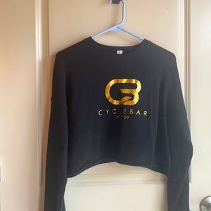 cropped cyclebar pullover